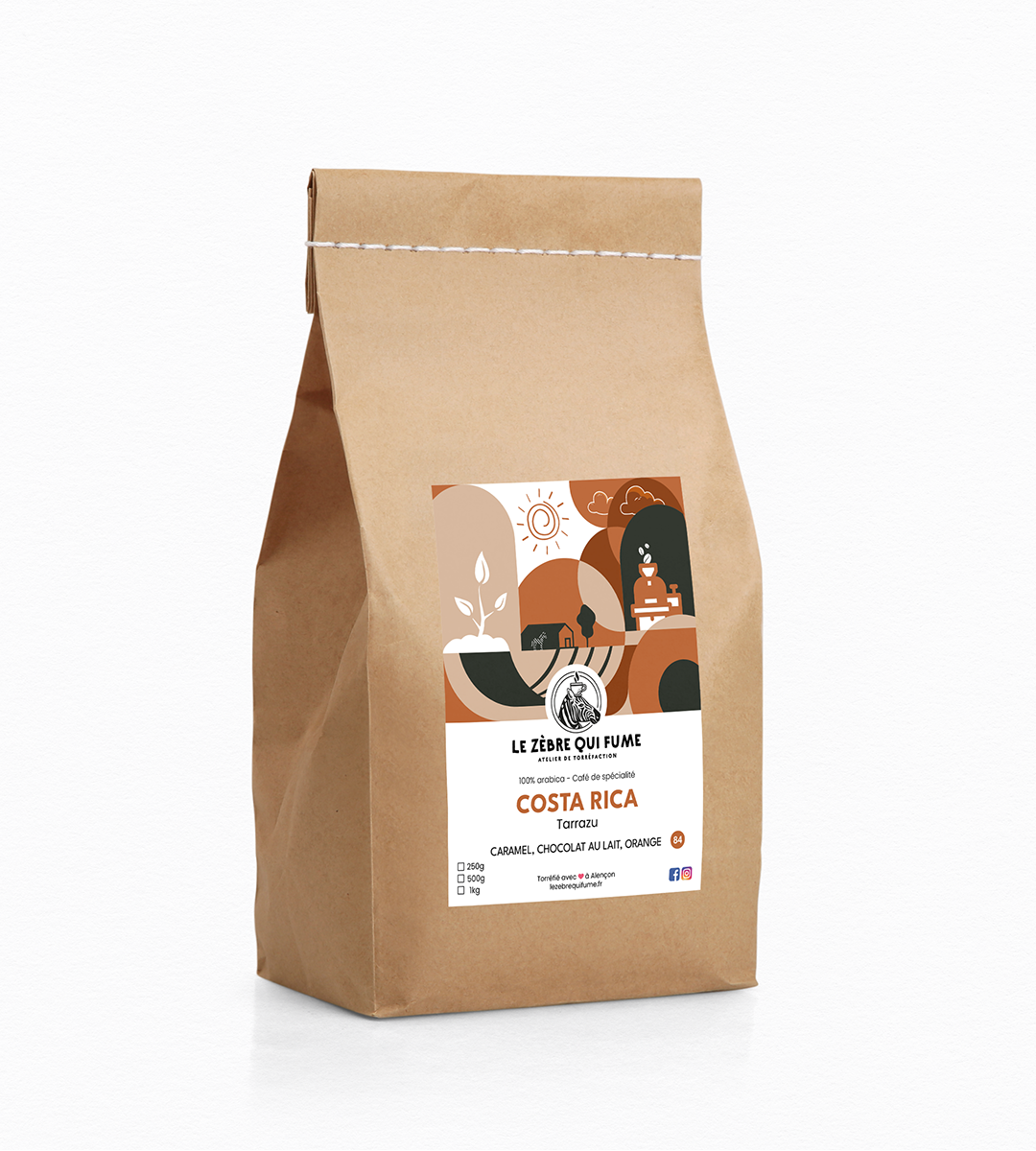 Café de spécialité Costa Rica Tarrazu – Le Zèbre qui Fume