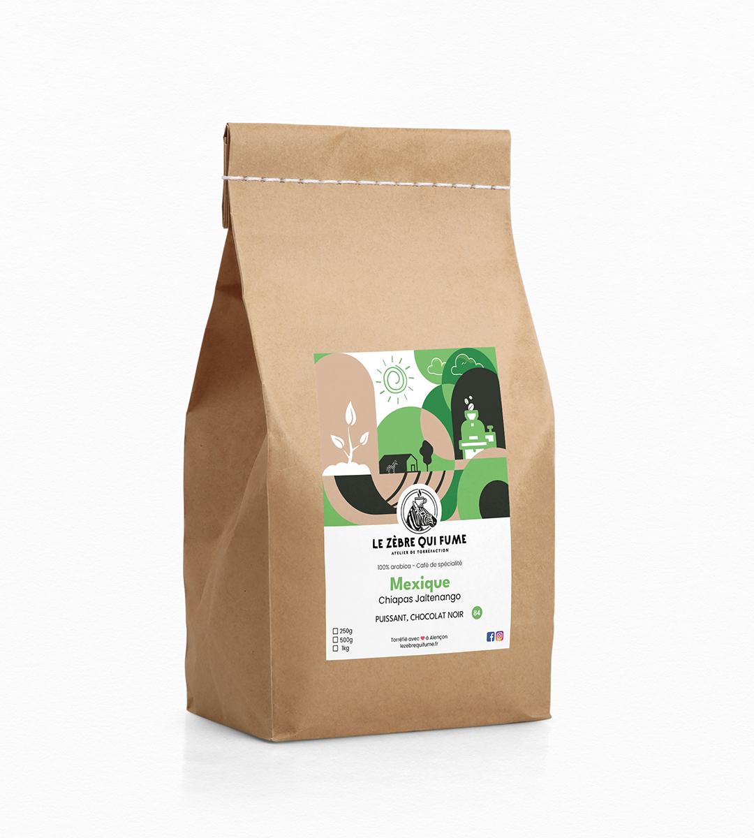 Café de spécialité Mexique Chiapas Jaltenango – Le Zèbre qui Fume