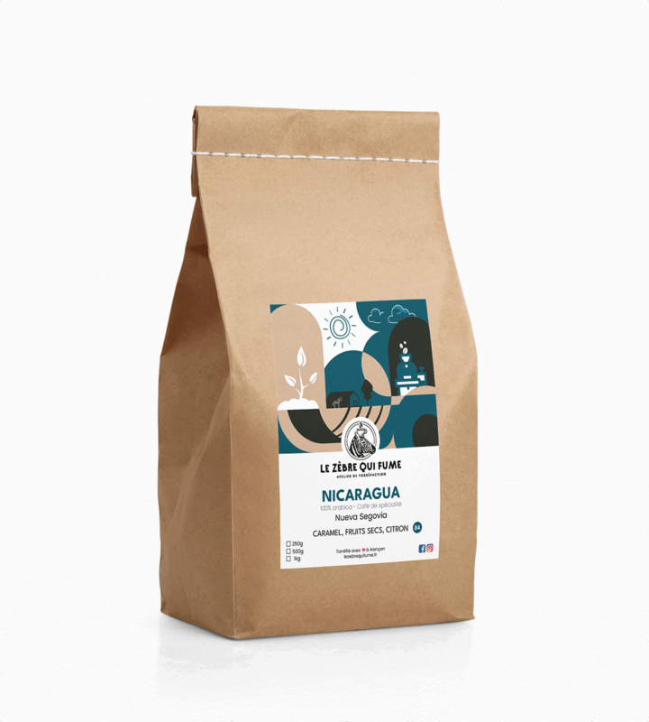 Café de spécialité Nicaragua Nuevas Segovia – Le Zèbre qui Fume