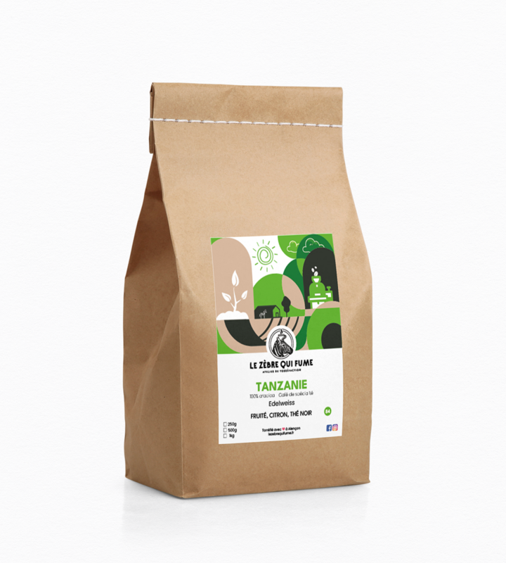 Café de spécialité Tanzanie Edelweiss – Le Zèbre qui Fume